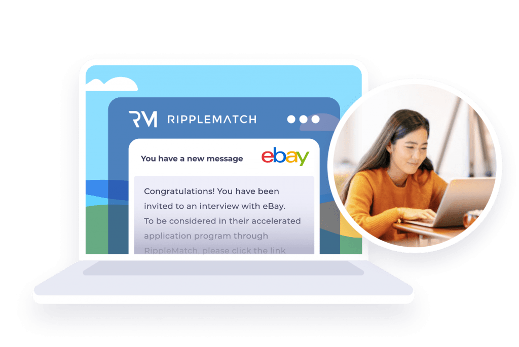 Invited to interview with eBay through RippleMatch